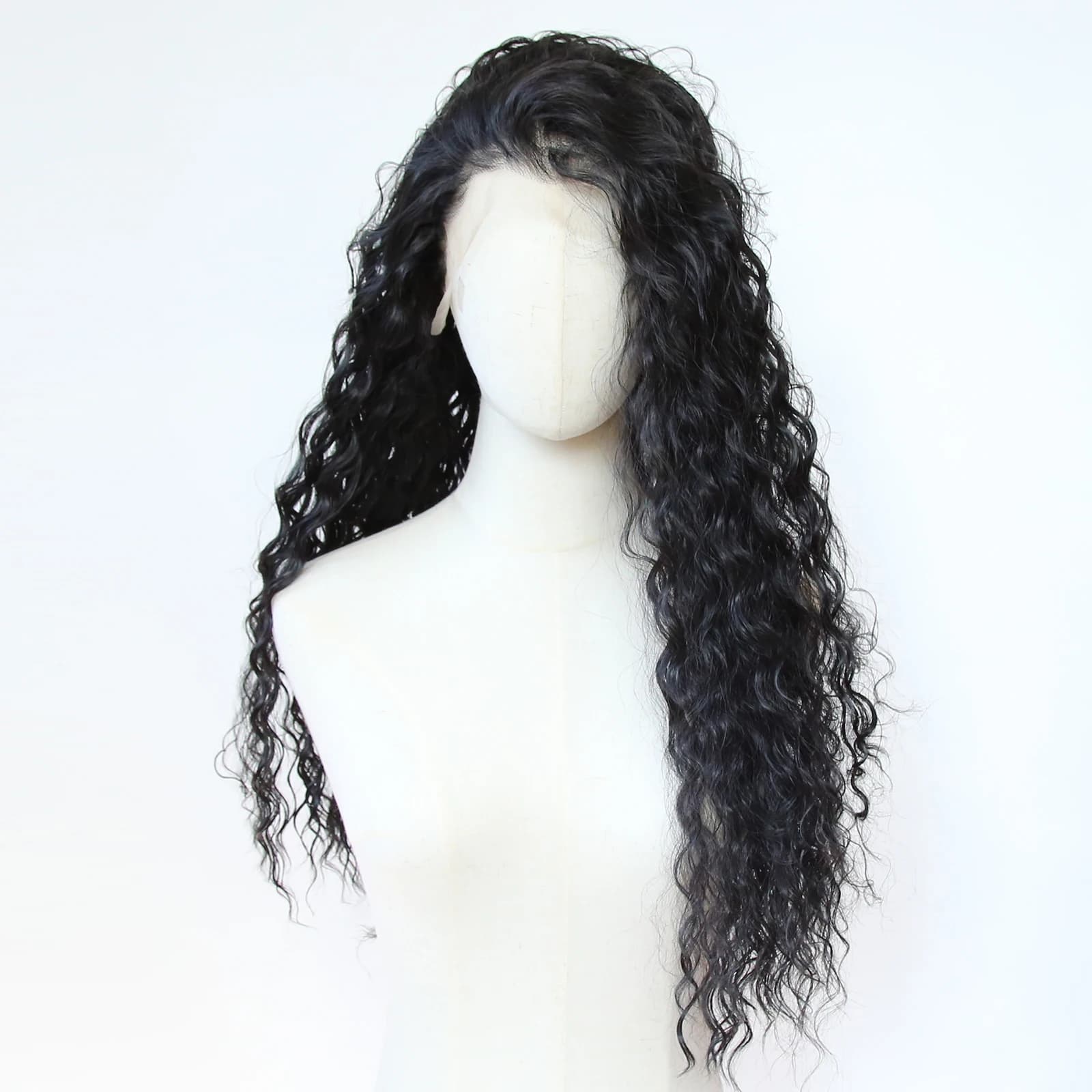 Full Lace Synthetic Wig — Natural Black